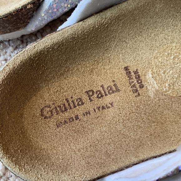 Giulia Palai | Giulia Palai Cork Sparkly Sandals - Picture 4 of 5